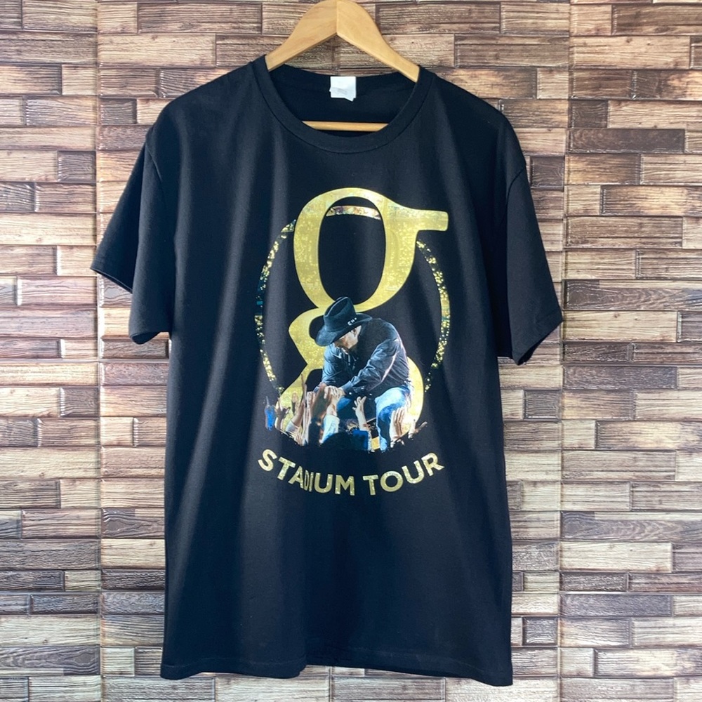 NWOT Garth Brooks Concert T-shirt Adult L Stadium Tour 2022 Black
